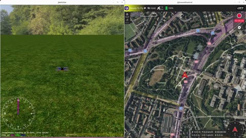 PX4 + ROS2 + XBOX + JMavSim + QGroundControl = an amazing result!