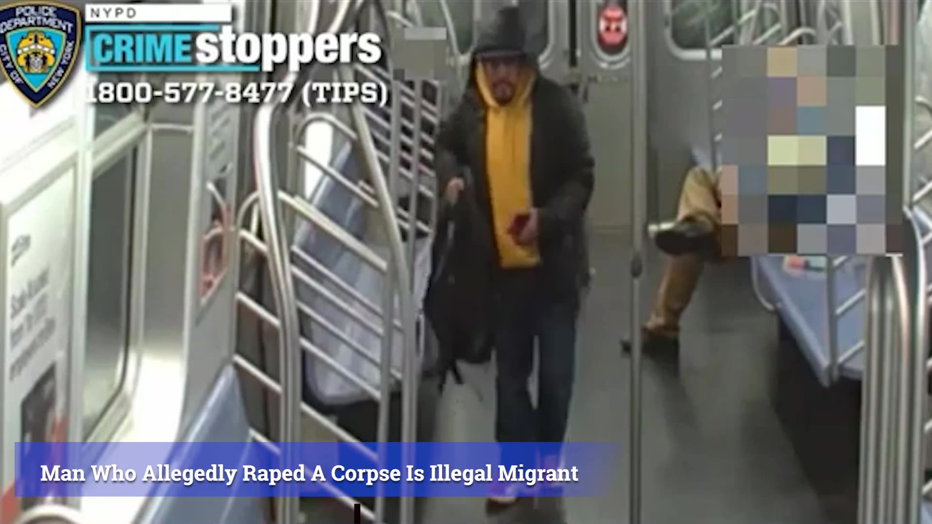 Man Who Allegedly Raped A Corpse On A New York Subway Is An Illegal Migrant
