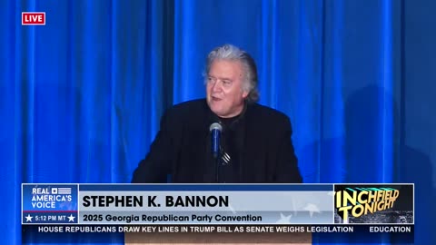BANNON SPEAKS AT THE GA REPUBLICAN PARTY CONVENTION