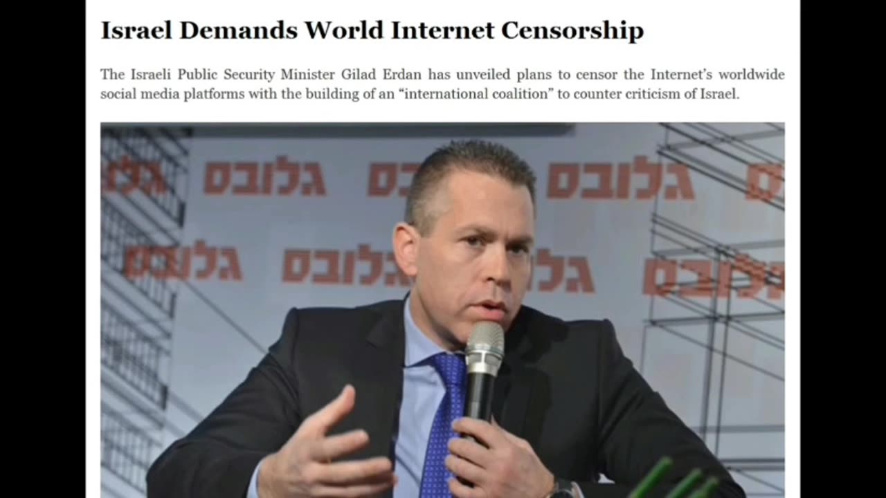 MAGA crowd cheer for internet censorship. Is the 'incoming censorship' to appease Israel?