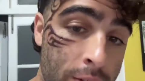 "Black Henna” Mike Tattoo in Bangkok