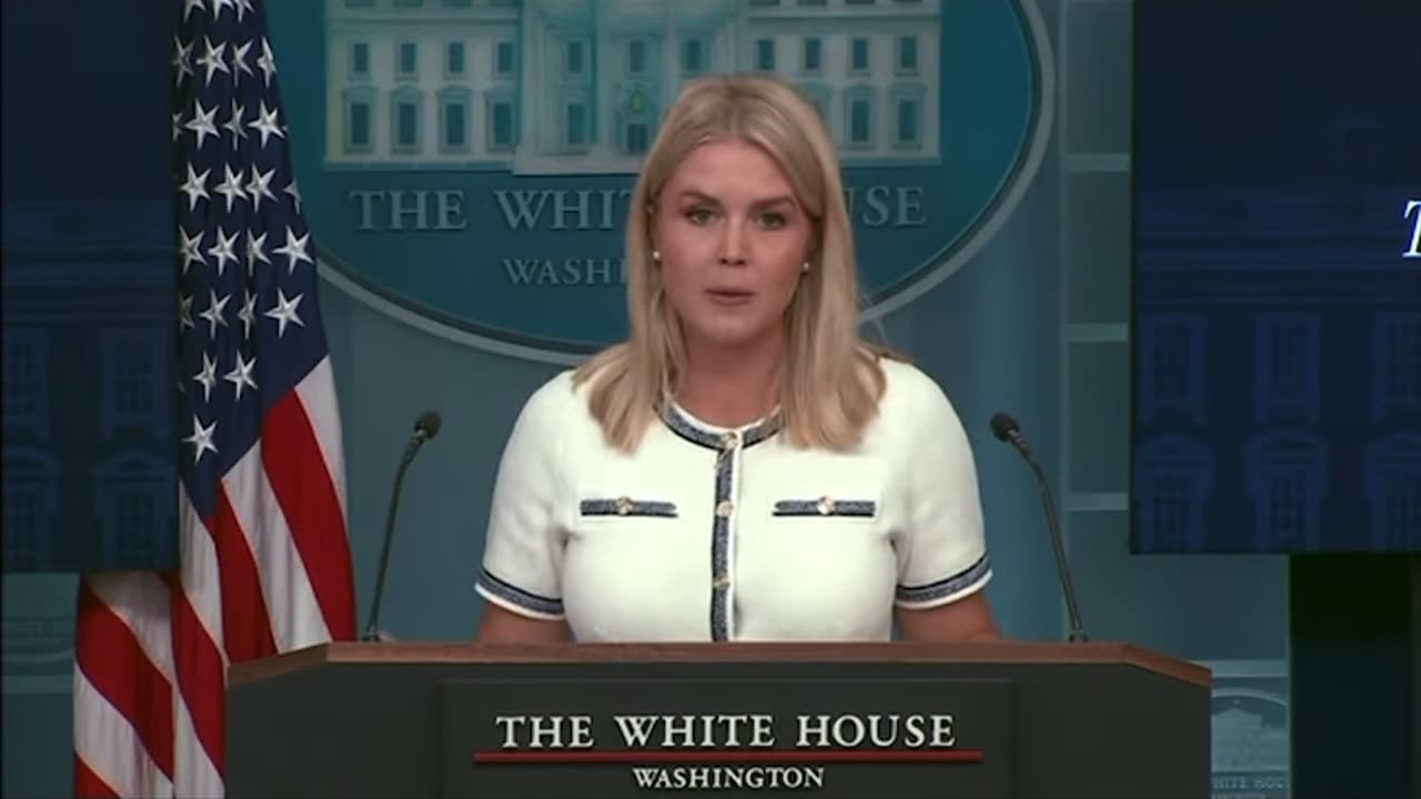 Karoline Leavitt says GENIUS Act bill signing ceremony expected tomorroe