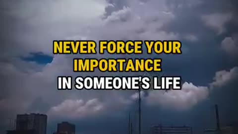 Never bring yourself down in someones life❌