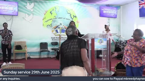 Sunday service 29th June 2025