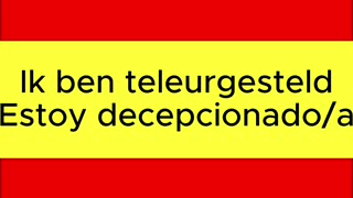 Spaans beginners A1.1 Emoties en Gevoelens in het Spaans 🇳🇱 🇪🇸