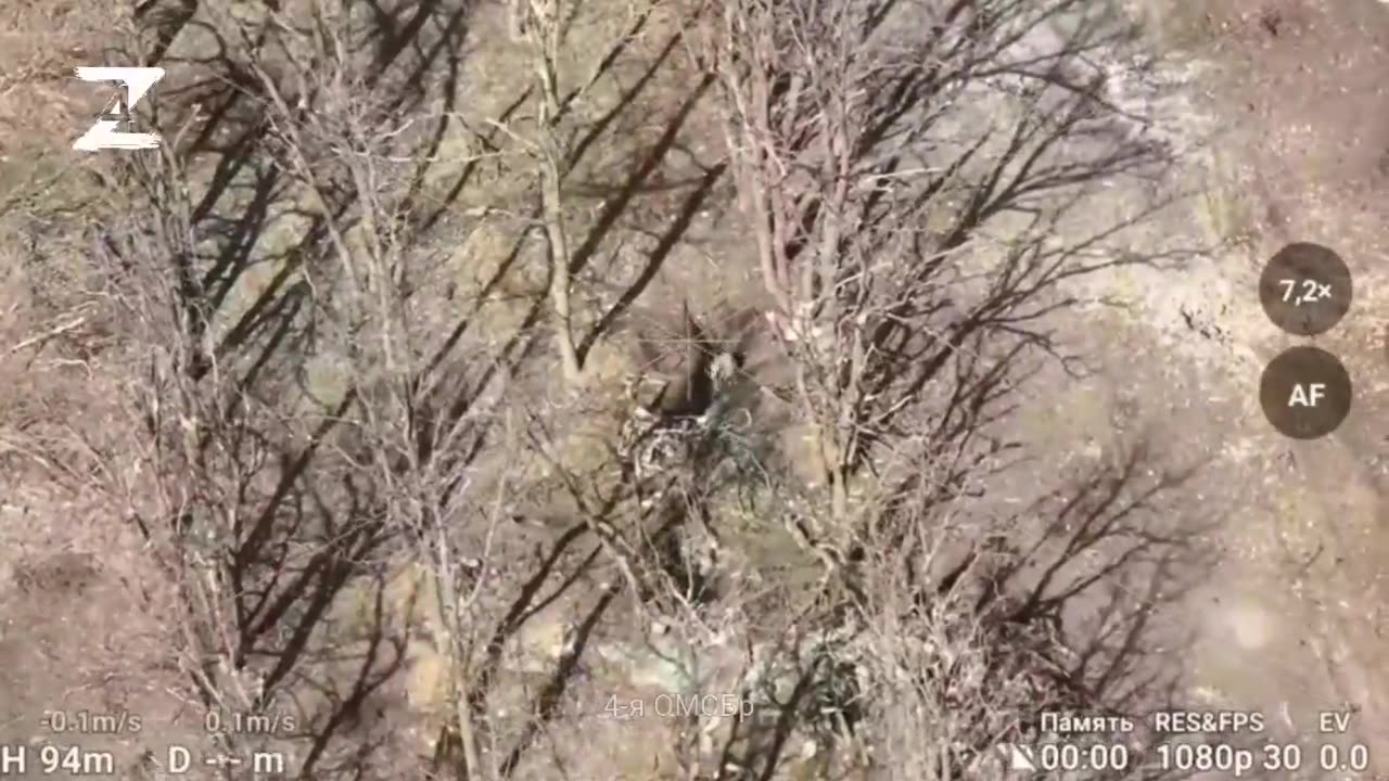 Russian army clearing Ukranian positions