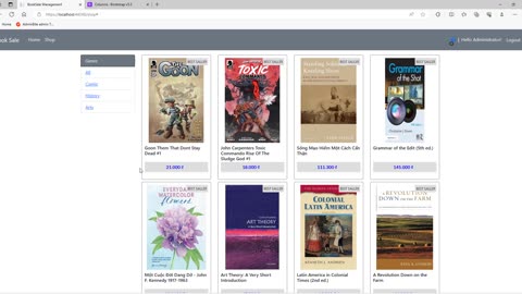 ASPNet MVC Ep46 - Display Category List with Total Books