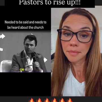 Applause for our brother Charlie Kirk for standing up for God's truth