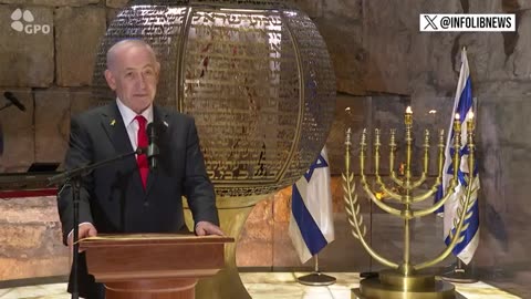 Israeli Prime Minister Benjamin Netanyahu Hosts Hanukkah Menorah Lighting Ceremony with US Amb