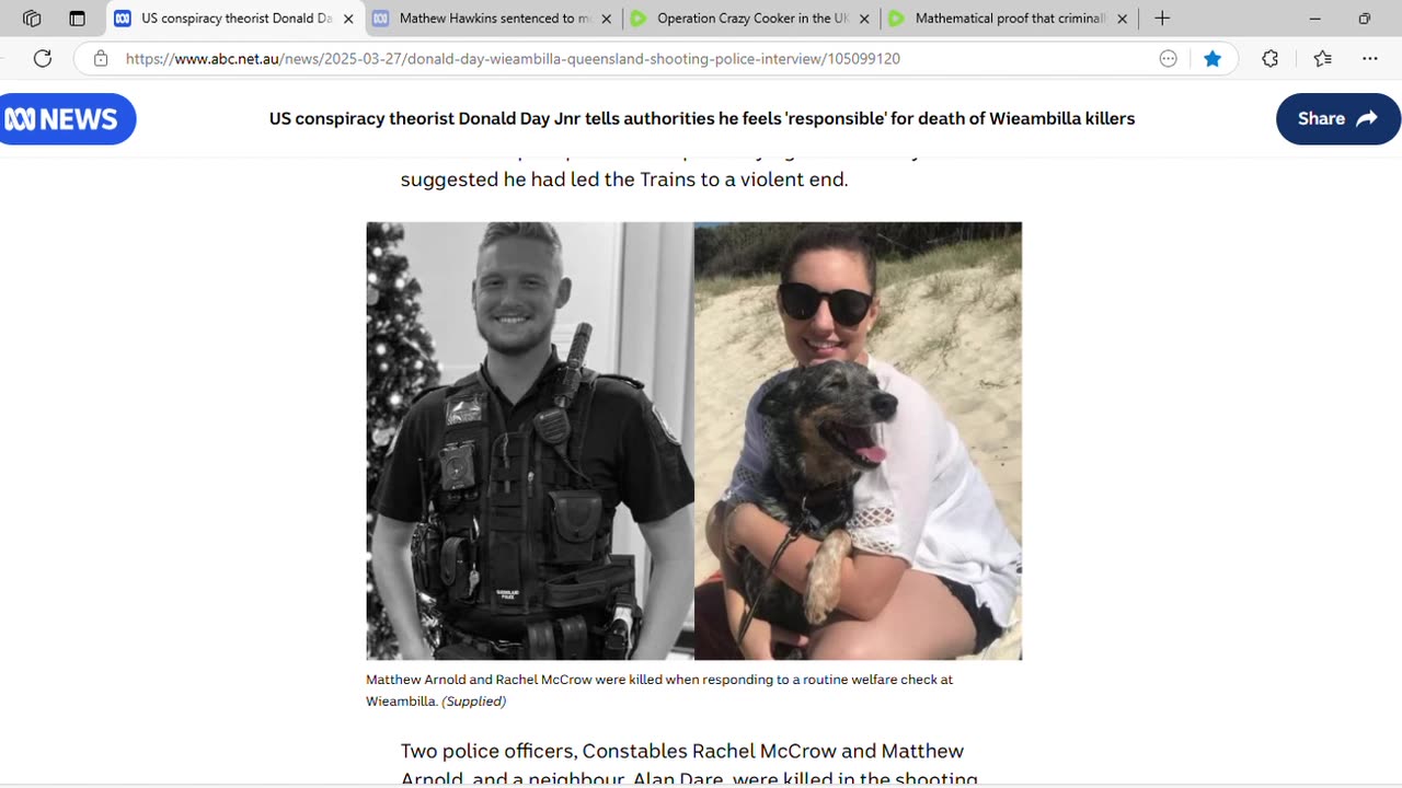 ABC features Mathew who killed sweet man and Matthew killed by US-led conspiracy theorists
