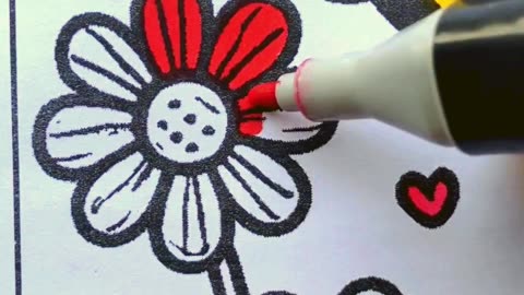 Satisfying Coloring Videos | Relaxing Coloring Videos | How To Color | 002 #coloring #satisfying