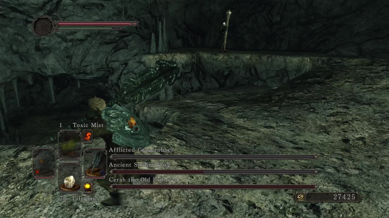 SL1 Cave of the Dead NPC Trio (Dark Souls 2: Scholar of the First Sin)