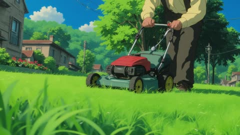 Mowing the Lawn. Relaxing sounds. Drift into your own happiness.