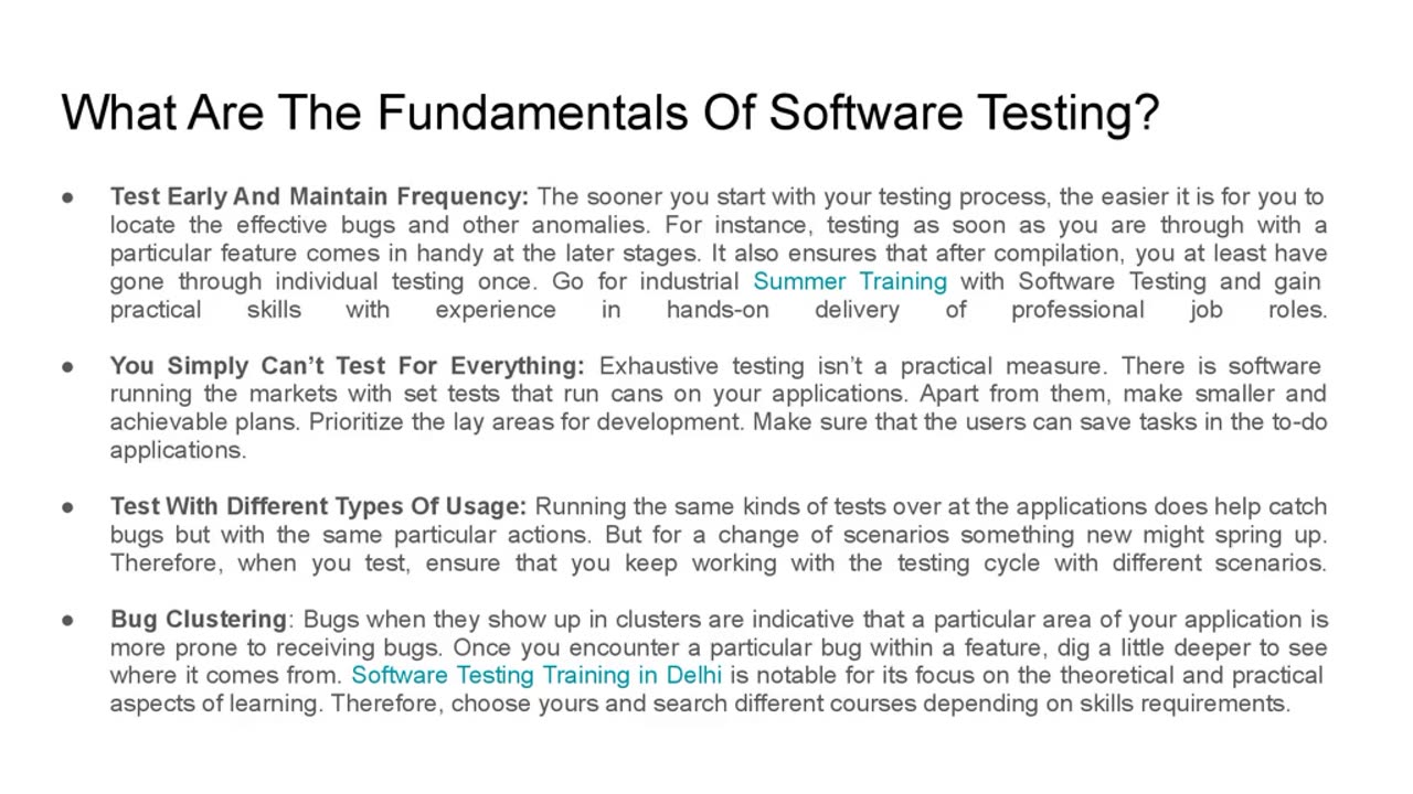 Software Testing Fundamentals: Learn to Test Like a Pro