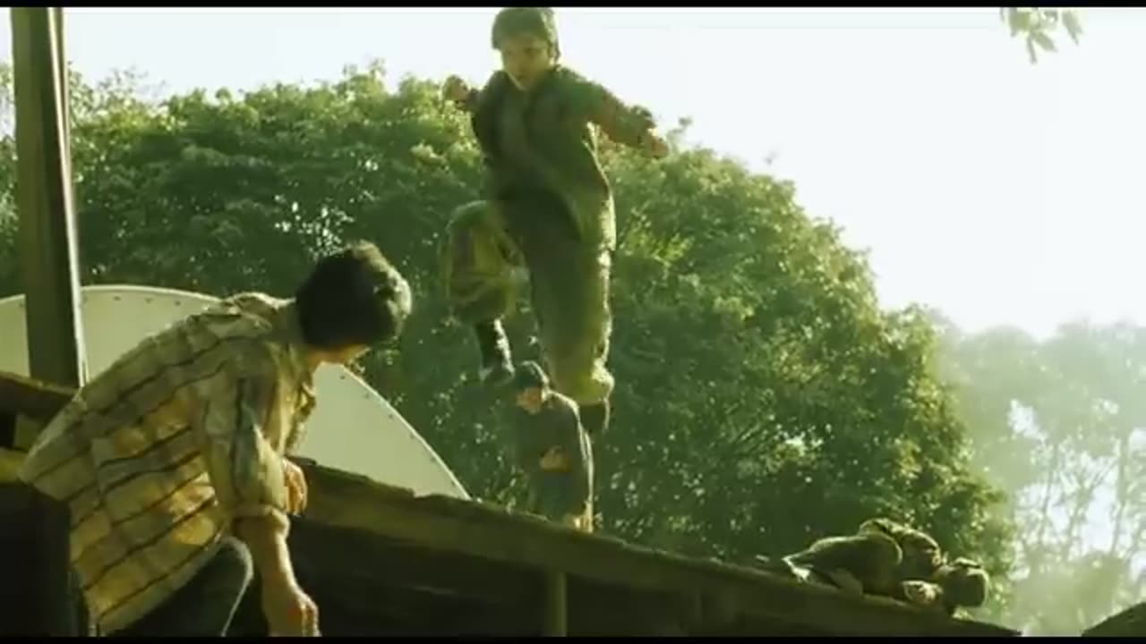 Fighting scene, Dan Chupong vs Chatthapong Pantanaunkul