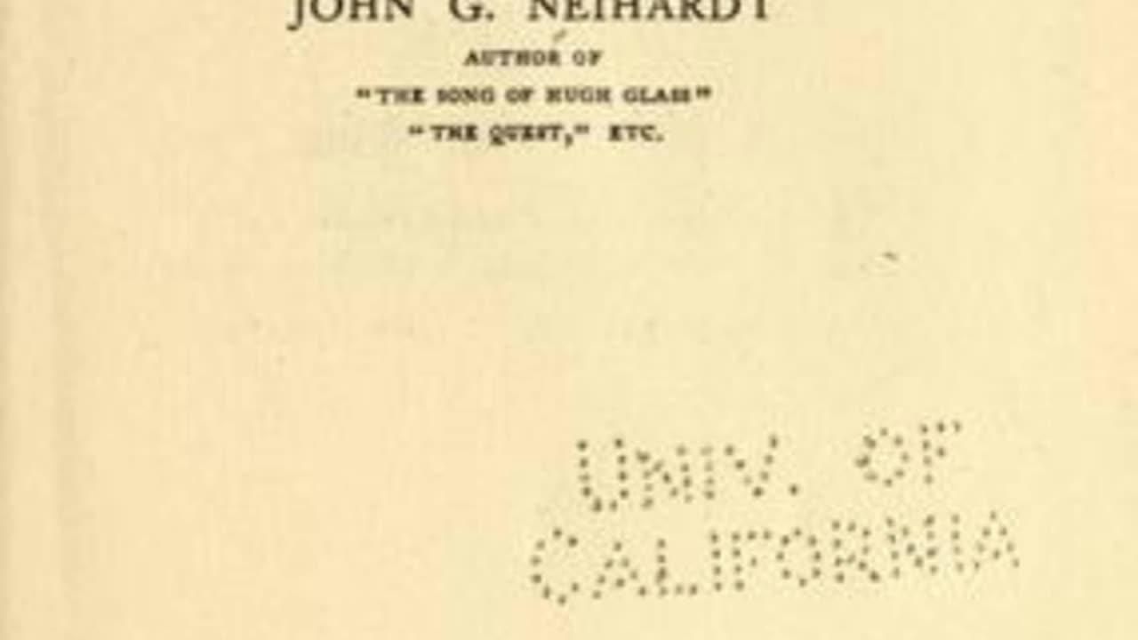 The Song of Three Friends - John Neihardt | Full Audiobook 📚