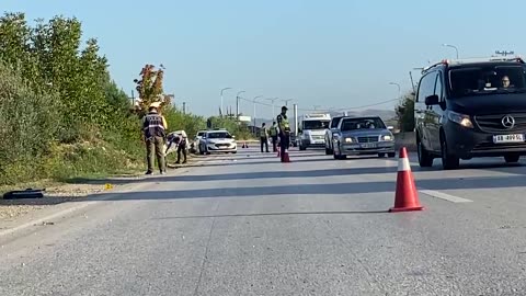 Autobusi me targa greke përplas motomjetin, vdes shoferi (EMRI)