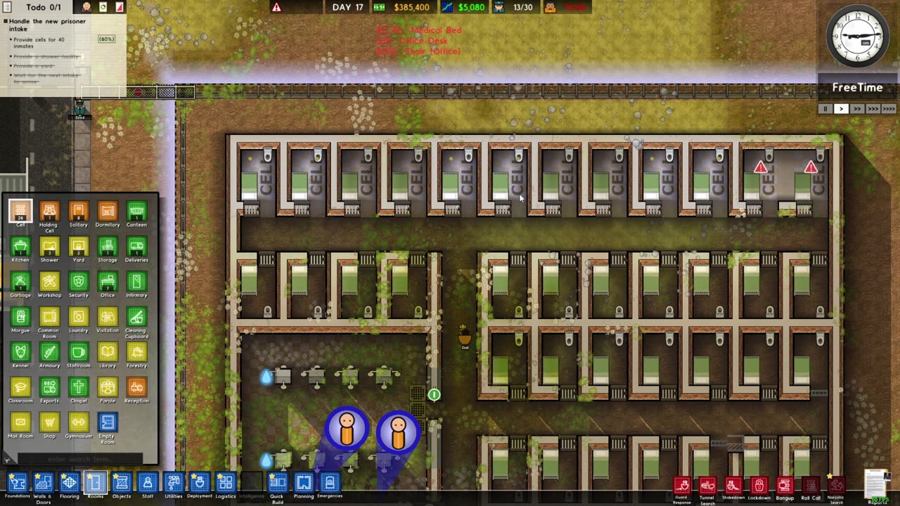Prison Architect│How to Create a CELL ( Can't Apply CELL ROOM ) - Beginner's Guide 2025