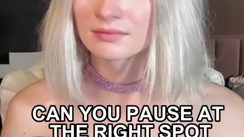 CAN YOU PAUSE AT THE RIGHT SPOT