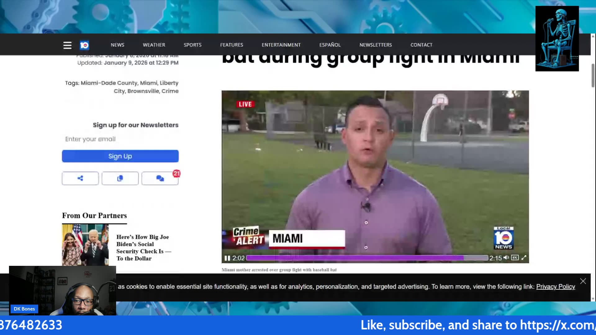 Miami woman known online as ‘Juicy Booty’ arrested in alleged baseball bat attack involving teens