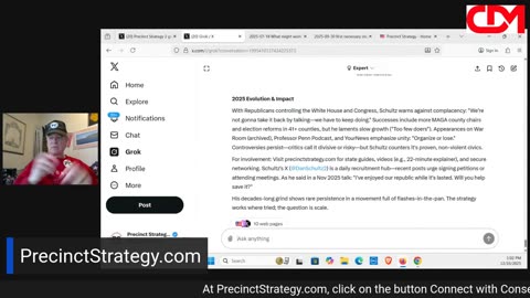 Precinct Strategy "I'm DONE with the GOP!" Derp. Dan Schultz December 10 2025