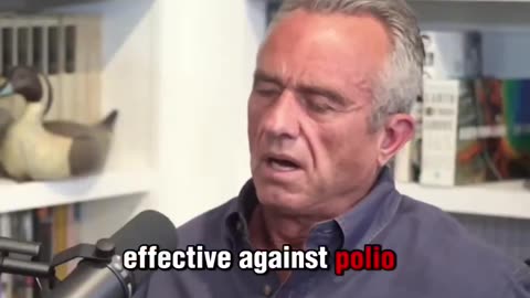 RFK Jr: "The polio vaccine contained a virus called SV40."