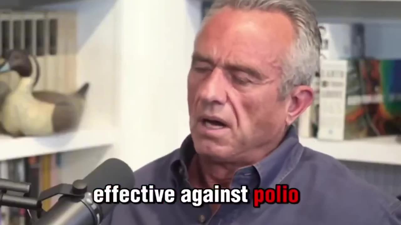 RFK Jr: "The polio vaccine contained a virus called SV40."