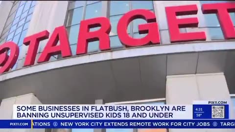 McDonalds and Target stores in Brooklyn officially ban unsupervised teens