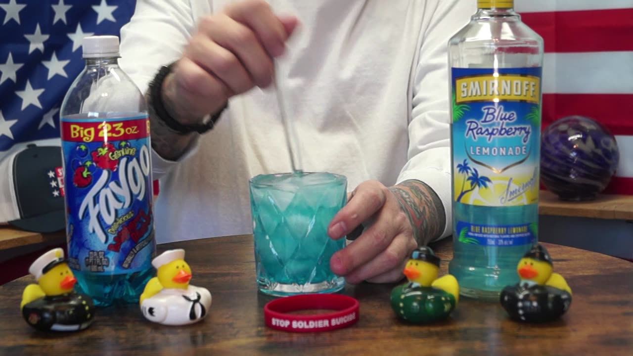 Donald Schmidt - Smirnoff Blue Raspberry Vodka & Faygo Raspberry & Blueberry Soda
