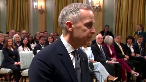 Mark Carney sworn in as Canada's prime minister 03/14