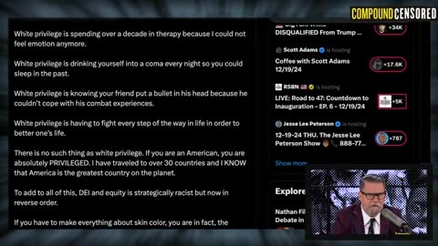 Compound Censored [2024 is the year White People had enough]