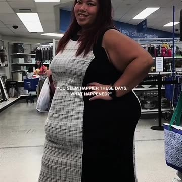 An amazing weight loss transformation