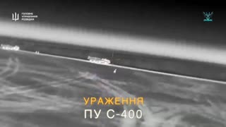 Entire S400 SAM Complex Including Launchers, Radars, and Support Vehicles Come Under Attack