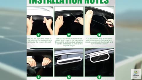 Tujoe 2 Pack Solar Powered Car Exhaust Fan 3 Fans Car Window Air Vent Radiator S