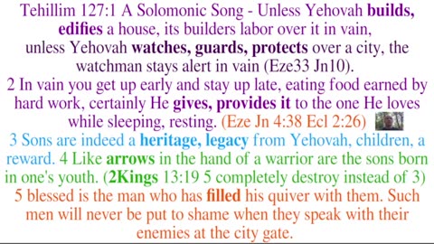 Psalm 127 for children as heritage from God at Relate4ever