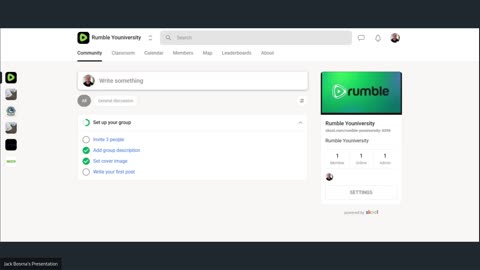 Rumble Youniversity Skool Group Members Requested