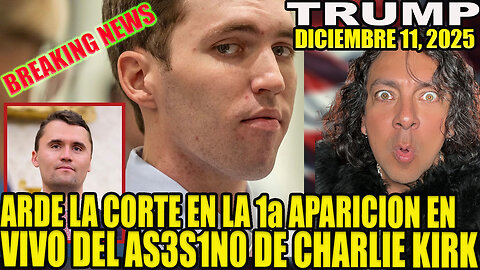 ARDE LA CORTE EN LA 1a APARICION EN VIVO DEL AS3S1N0 DE CHARLIE KIRK