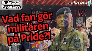 Reportage: Militär, polis och sjukvård på Pride - Kriminella skrattar!