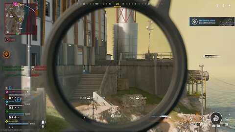 Sniped in the back