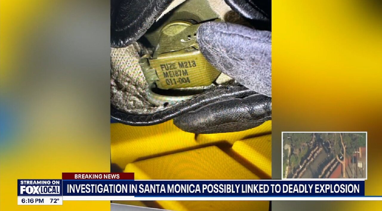 SANTA MONICA INVESTIGATION TIED TO LASD EXPLOSION