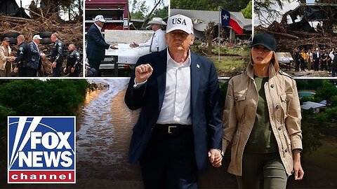 CONSOLOR-IN-CHIEF: Trump, first lady Melania visit flood-ravaged Texas