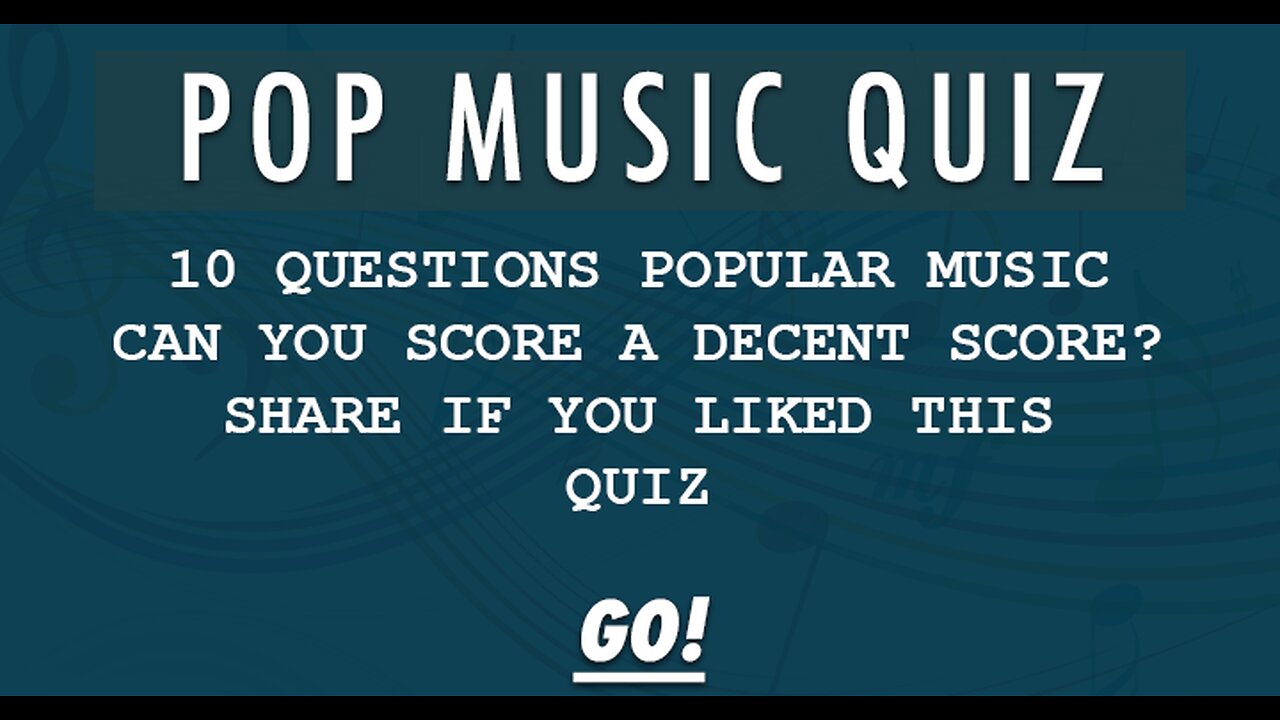 Very hard 10 questions pop quiz from all eras.