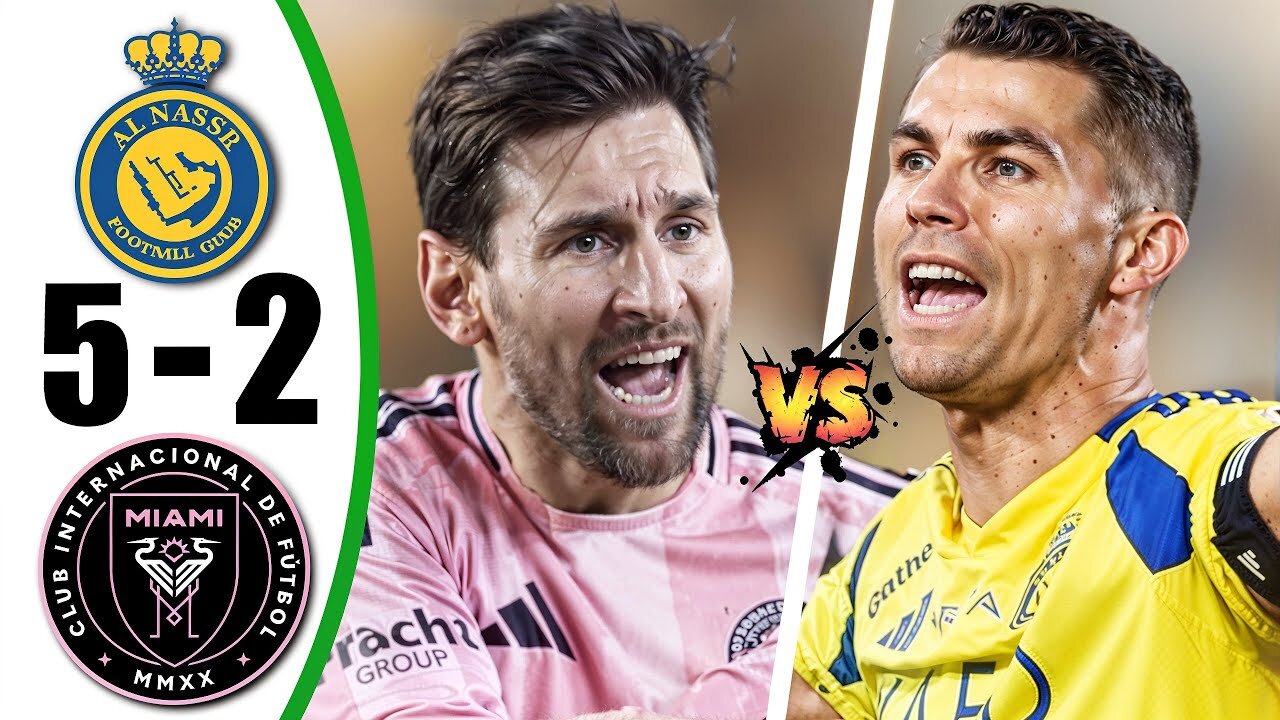Ronaldo vs Messi 💥 - AL Nassr vs Inter Miami 5-2 - All Goals & Highlights - 2025