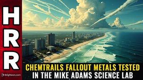 Chemtrails FALLOUT metals tested in the Mike Adams science lab