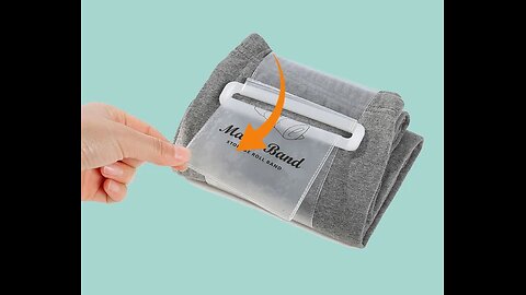Reusable Self-adhesive Clothes Storage Magic Band, for Clothes, Quilts, Towels, Blankets, Coats More