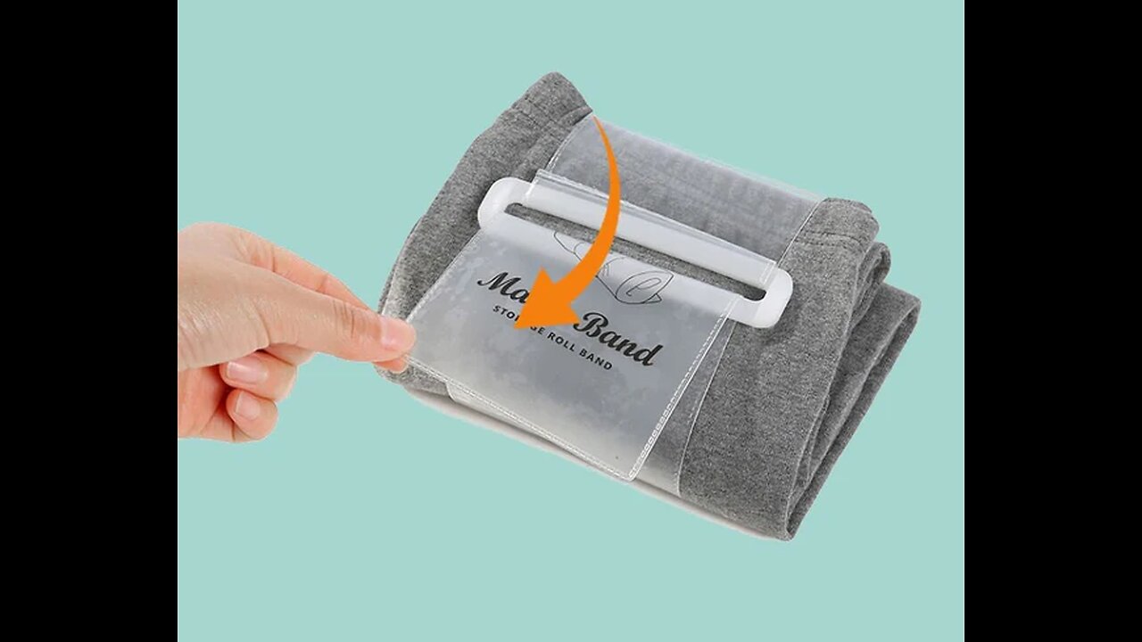 Reusable Self-adhesive Clothes Storage Magic Band, for Clothes, Quilts, Towels, Blankets, Coats More