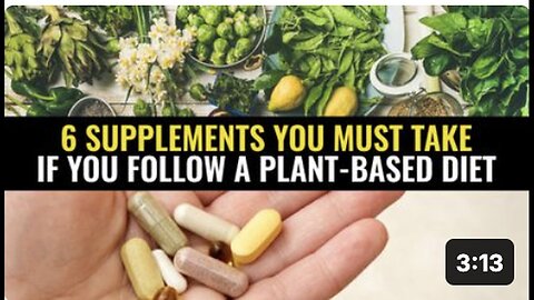 "Essential Supplements for a Plant-Based Diet: Top 6 Must-Haves"