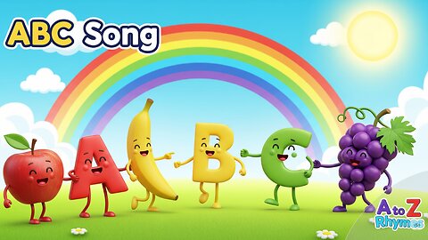 ABC Song with Funny Fruits | Learn Alphabet with Rhymes & Songs for Kids | Nursery Rhymes