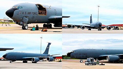 Airmen Relocate KC-135s Before Hurricane Hits in FLORIDA
