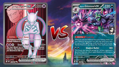 Pokemon TCG Live Team Rocket's Mewtwo EX Spidops VS Marnie's Grimmsnarl EX Munkidori!!